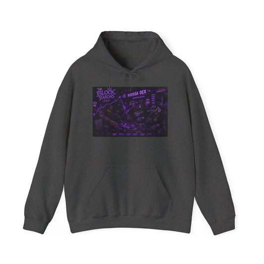 The Block Barons Shadow Edition — One Crew One Code One City — BDX Hoodie