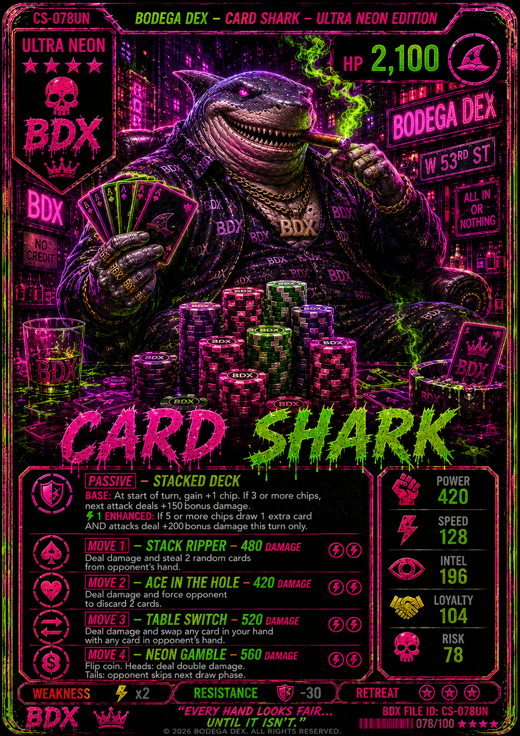 BDX Street Squad — Card Shark