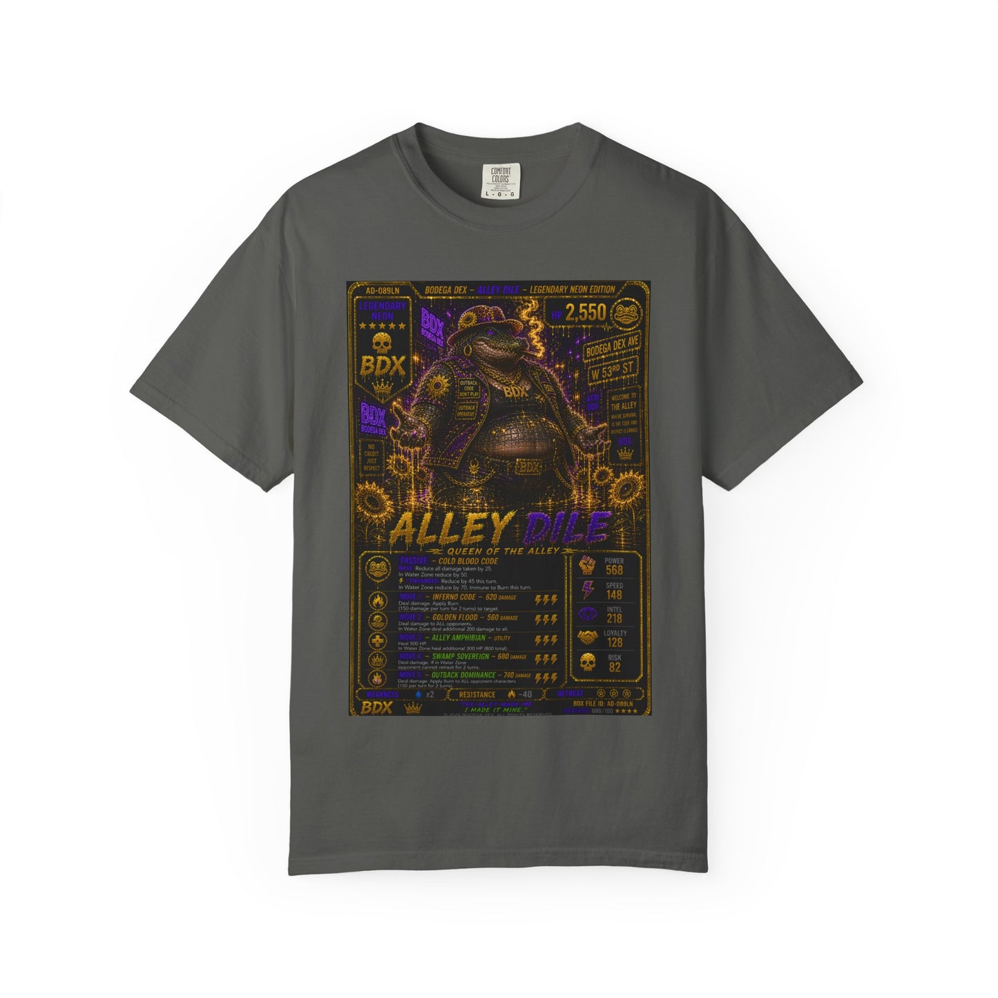 Alley Dile Legendary Neon Queen of the Alley — BDX Tee