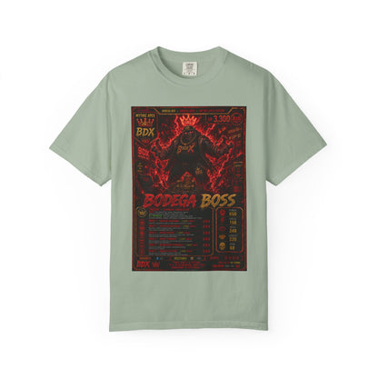 Bodega Boss Graphic T-Shirt — Retro Streetwear Poster Design