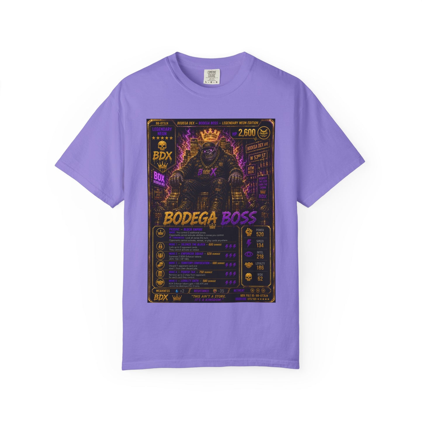 Bodega Boss Legendary Neon Edition — BDX Tee