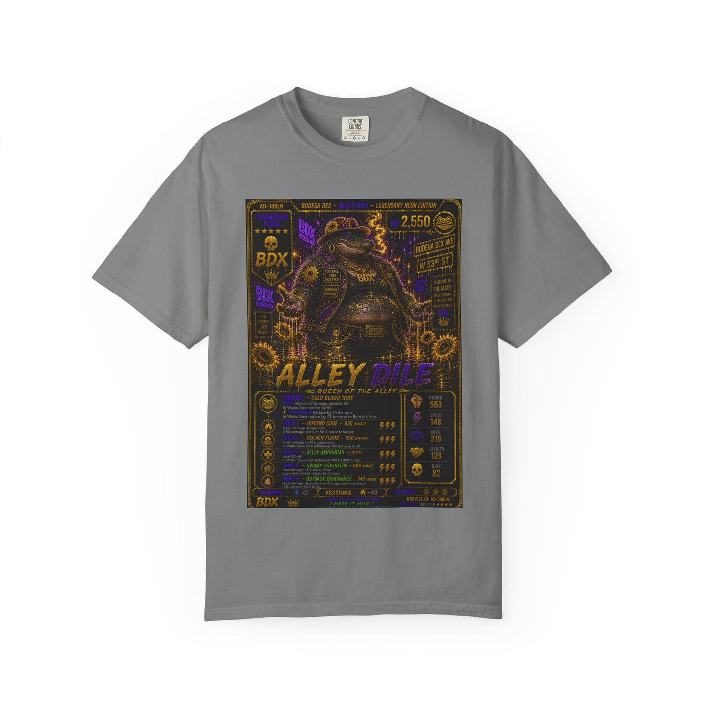 Alley Dile Legendary Neon Queen of the Alley — BDX Tee