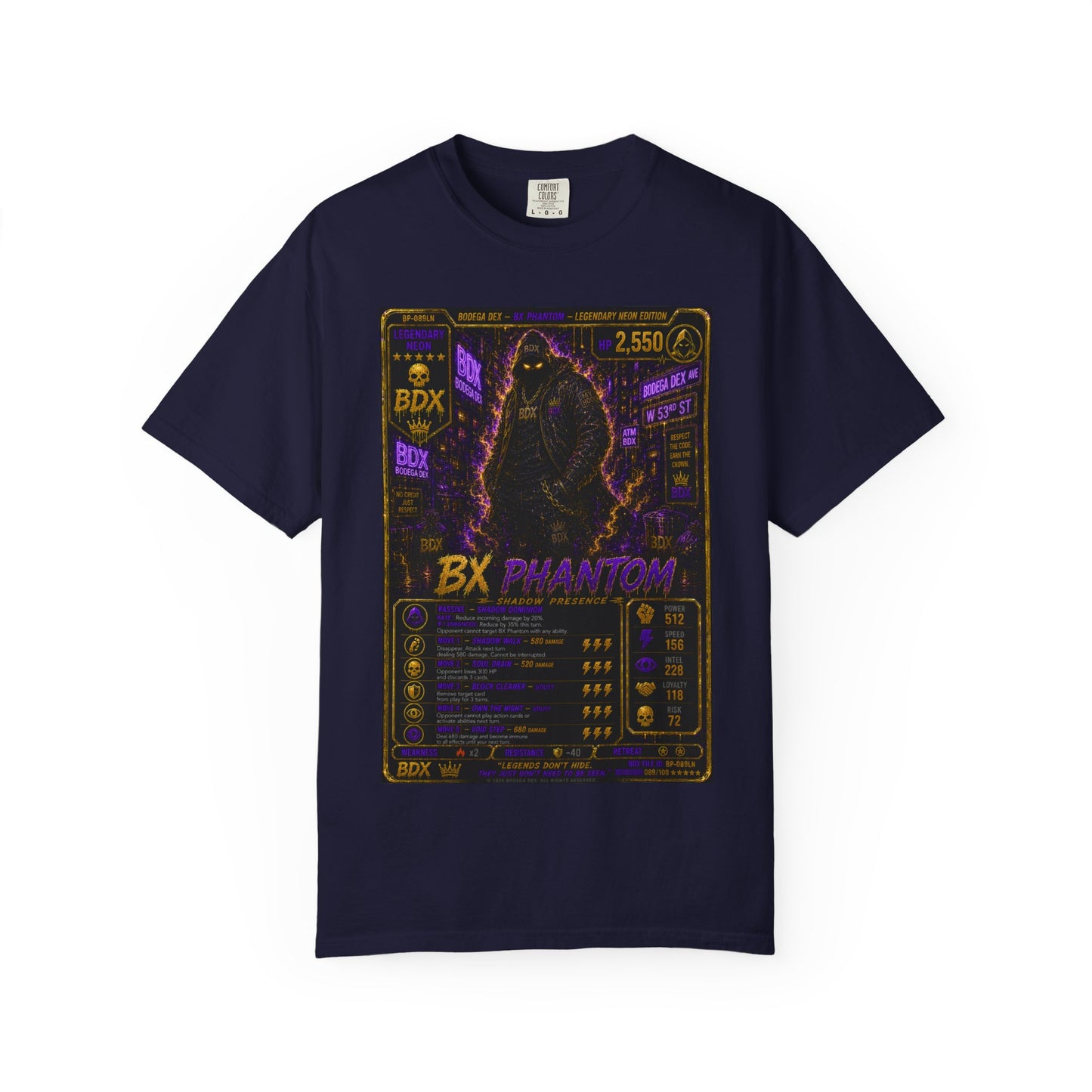 BX Phantom Legendary Neon Shadow Presence — BDX Tee