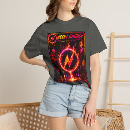 Neon Energy Power Runs The Block — BDX Energy Series — BDX Tee