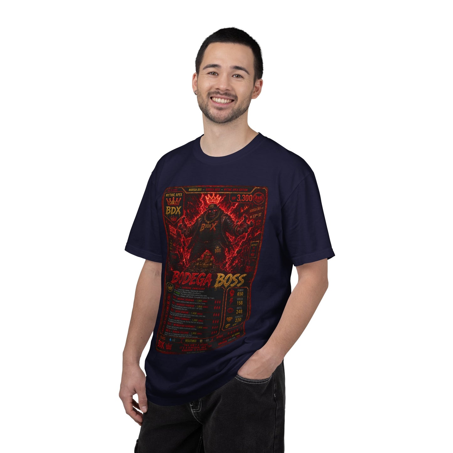 Bodega Boss Graphic T-Shirt — Retro Streetwear Poster Design