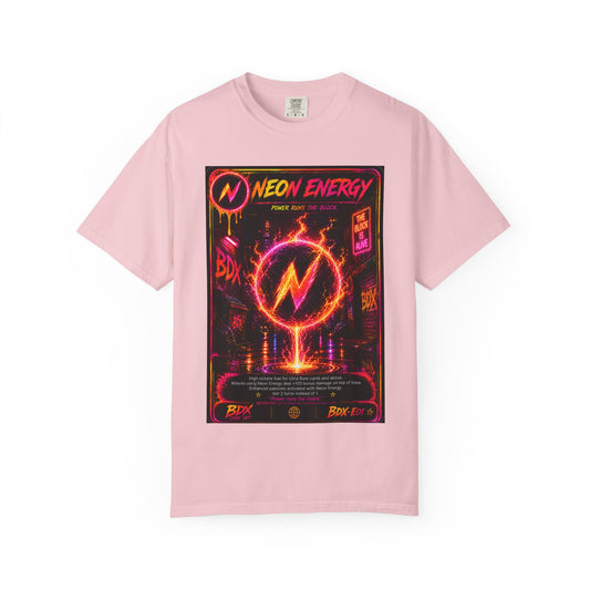 Neon Energy Power Runs The Block — BDX Energy Series — BDX Tee