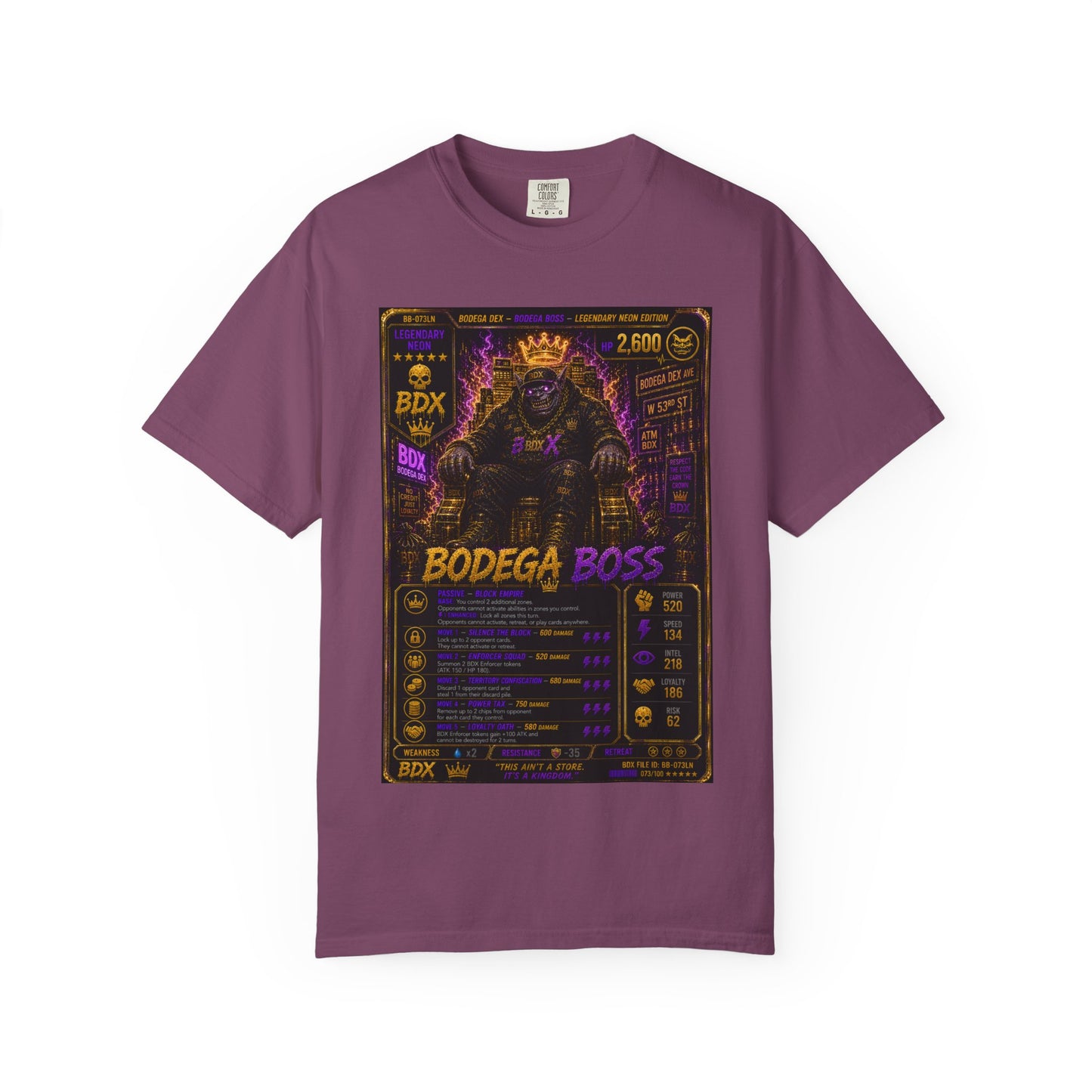 Bodega Boss Legendary Neon Edition — BDX Tee