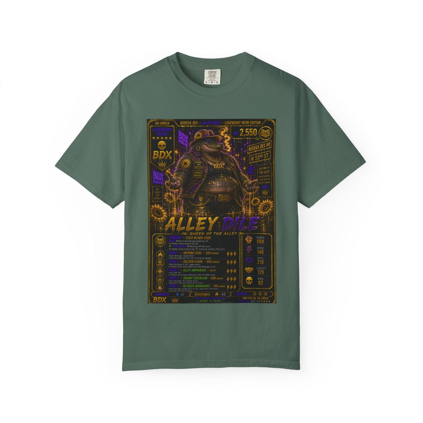Alley Dile Legendary Neon Queen of the Alley — BDX Tee