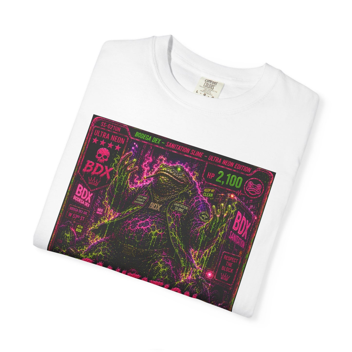 Sanitation Slime Street Clean Edition — Ultra Neon Tier — BDX Tee