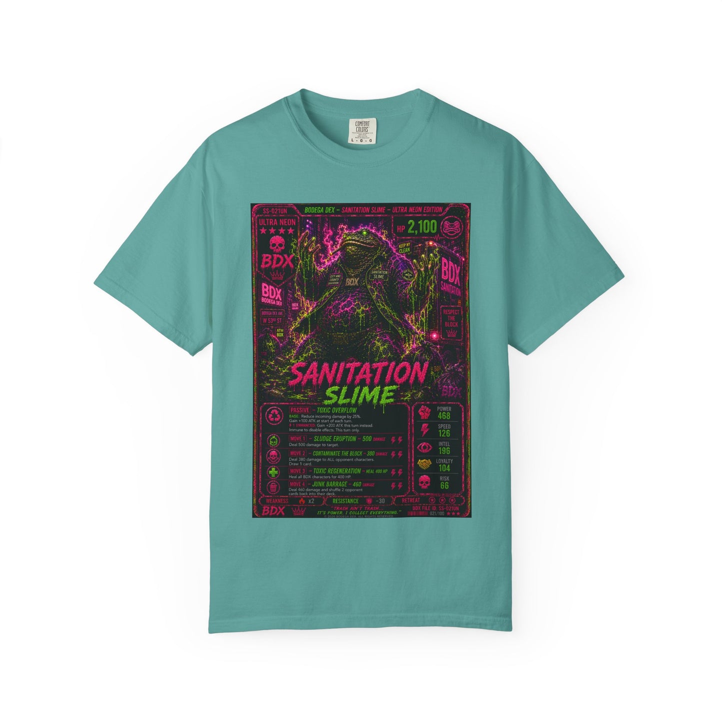 Sanitation Slime Street Clean Edition — Ultra Neon Tier — BDX Tee