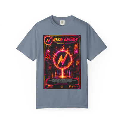 Neon Energy Power Runs The Block — BDX Energy Series — BDX Tee
