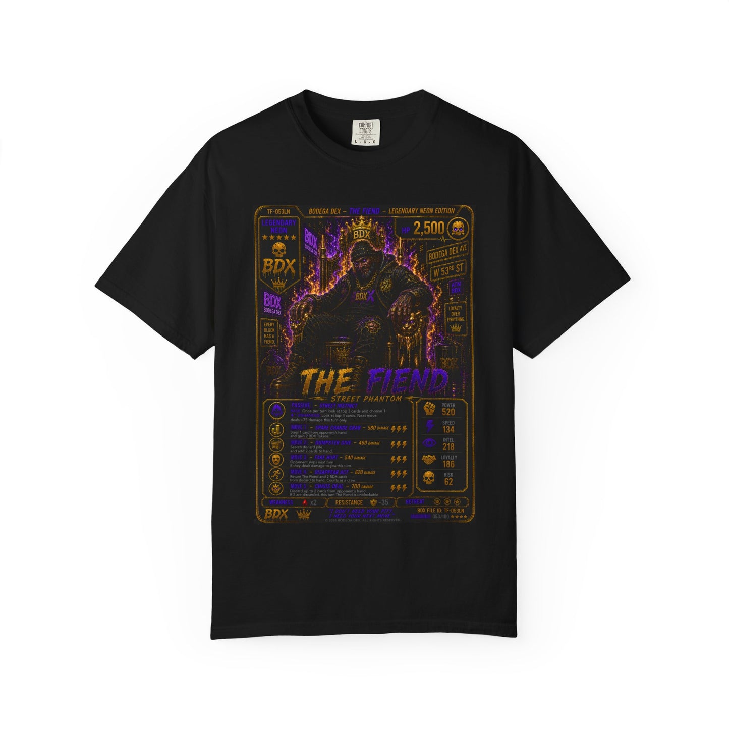 The Fiend Legendary Neon Street Phantom — BDX Tee