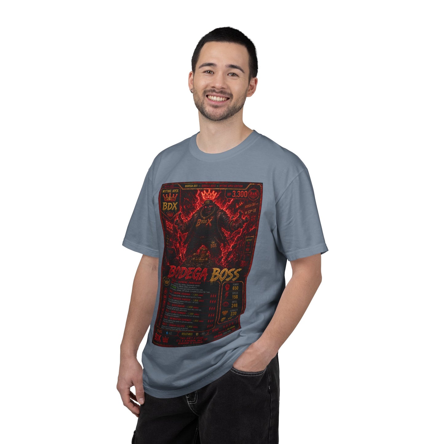 Bodega Boss Graphic T-Shirt — Retro Streetwear Poster Design