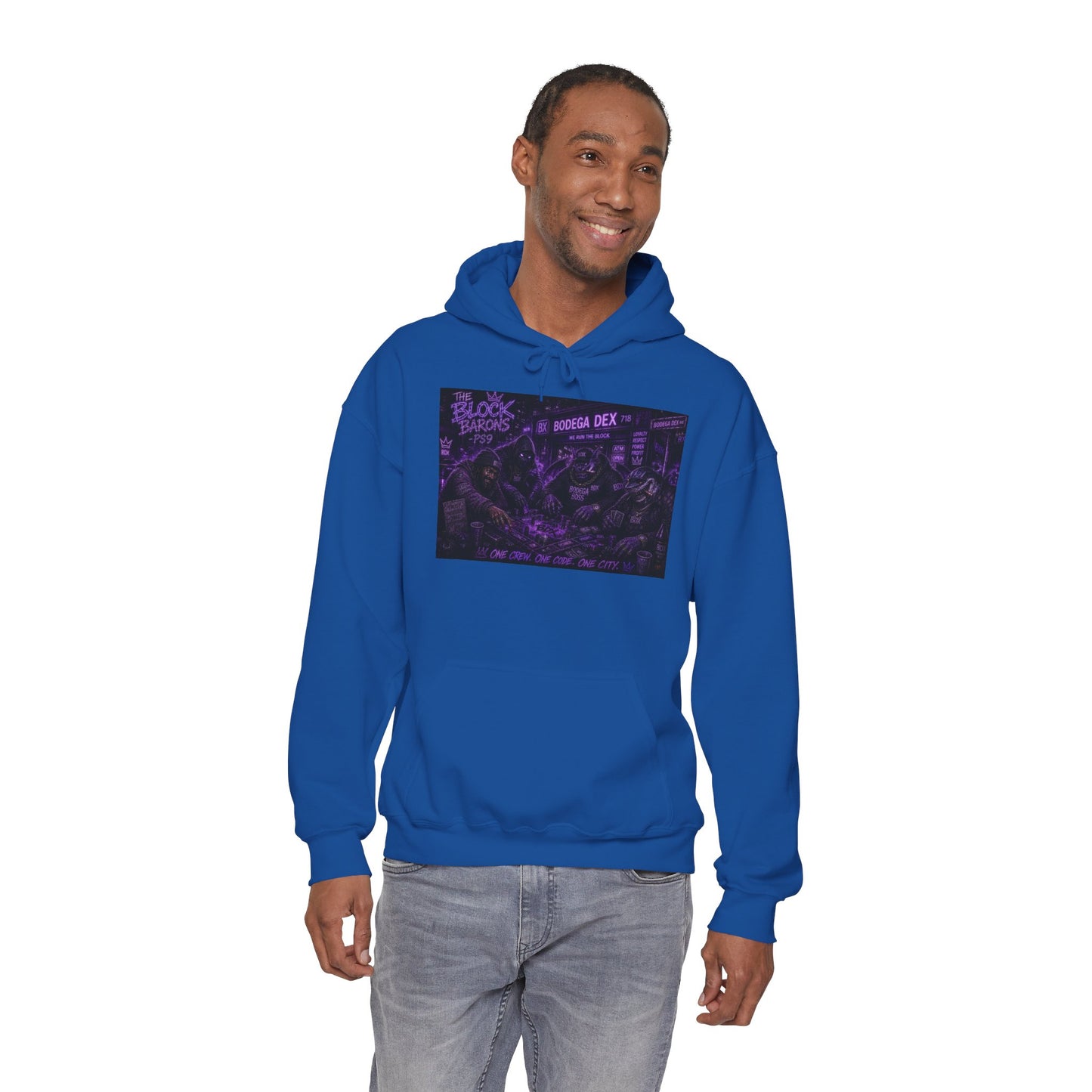 The Block Barons Shadow Edition — One Crew One Code One City — BDX Hoodie