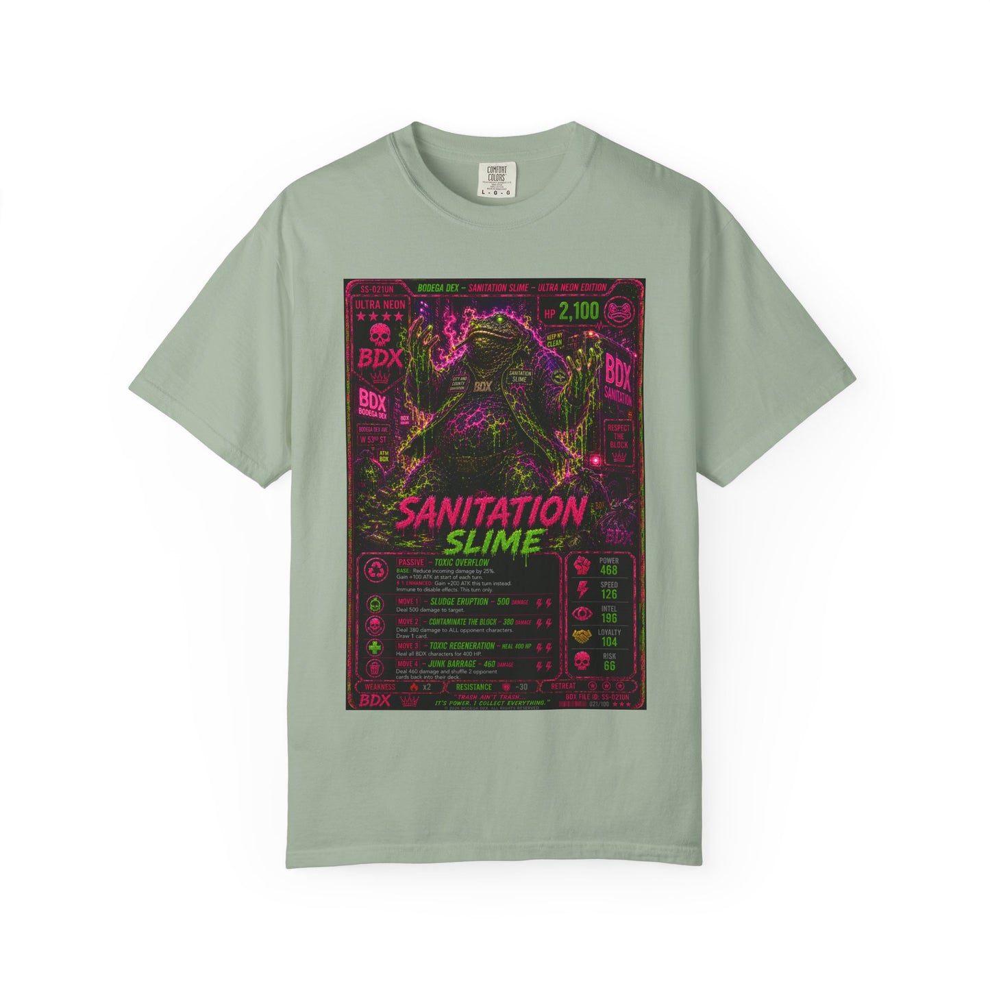 Sanitation Slime Street Clean Edition — Ultra Neon Tier — BDX Tee