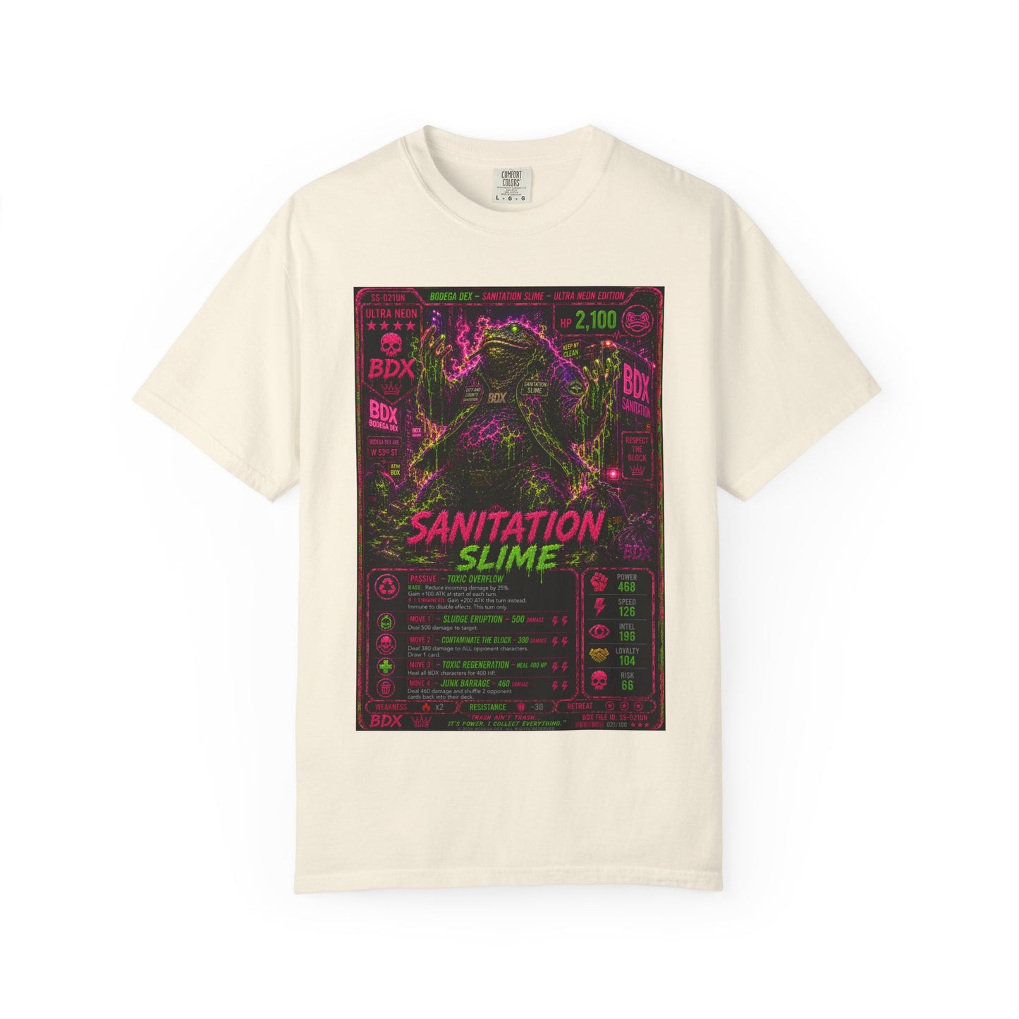 Sanitation Slime Street Clean Edition — Ultra Neon Tier — BDX Tee