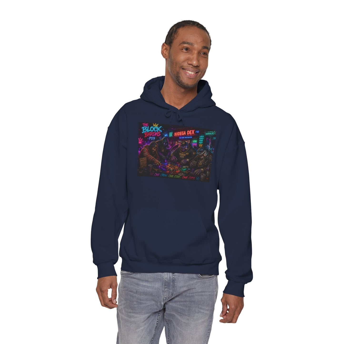 The Block Barons Neon Edition — One Crew One Code — BDX Hoodie