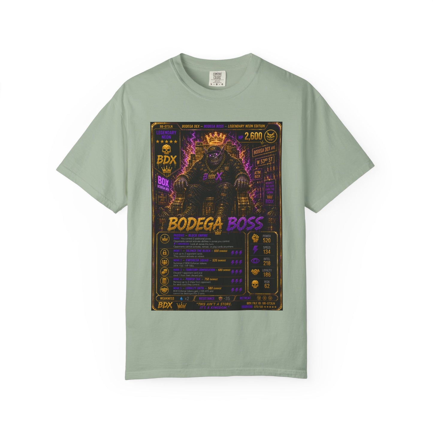 Bodega Boss Legendary Neon Edition — BDX Tee