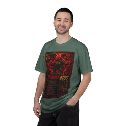 Bodega Boss Graphic T-Shirt — Retro Streetwear Poster Design