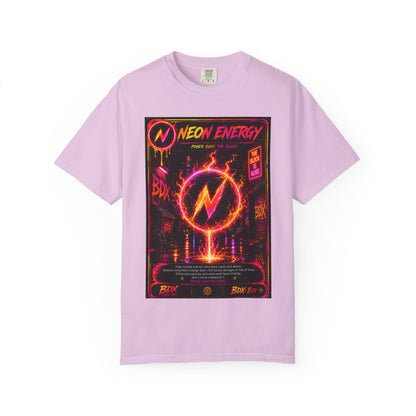 Neon Energy Power Runs The Block — BDX Energy Series — BDX Tee