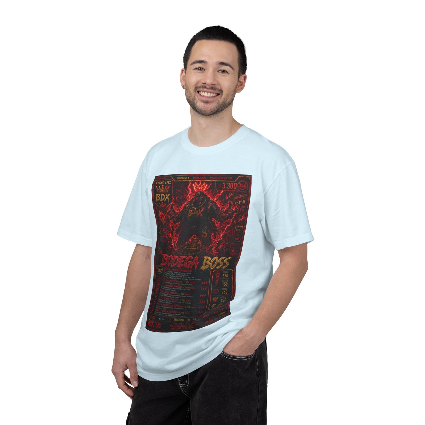 Bodega Boss Graphic T-Shirt — Retro Streetwear Poster Design