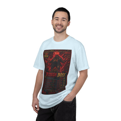 Bodega Boss Graphic T-Shirt — Retro Streetwear Poster Design