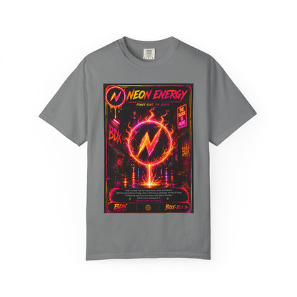 Neon Energy Power Runs The Block — BDX Energy Series — BDX Tee