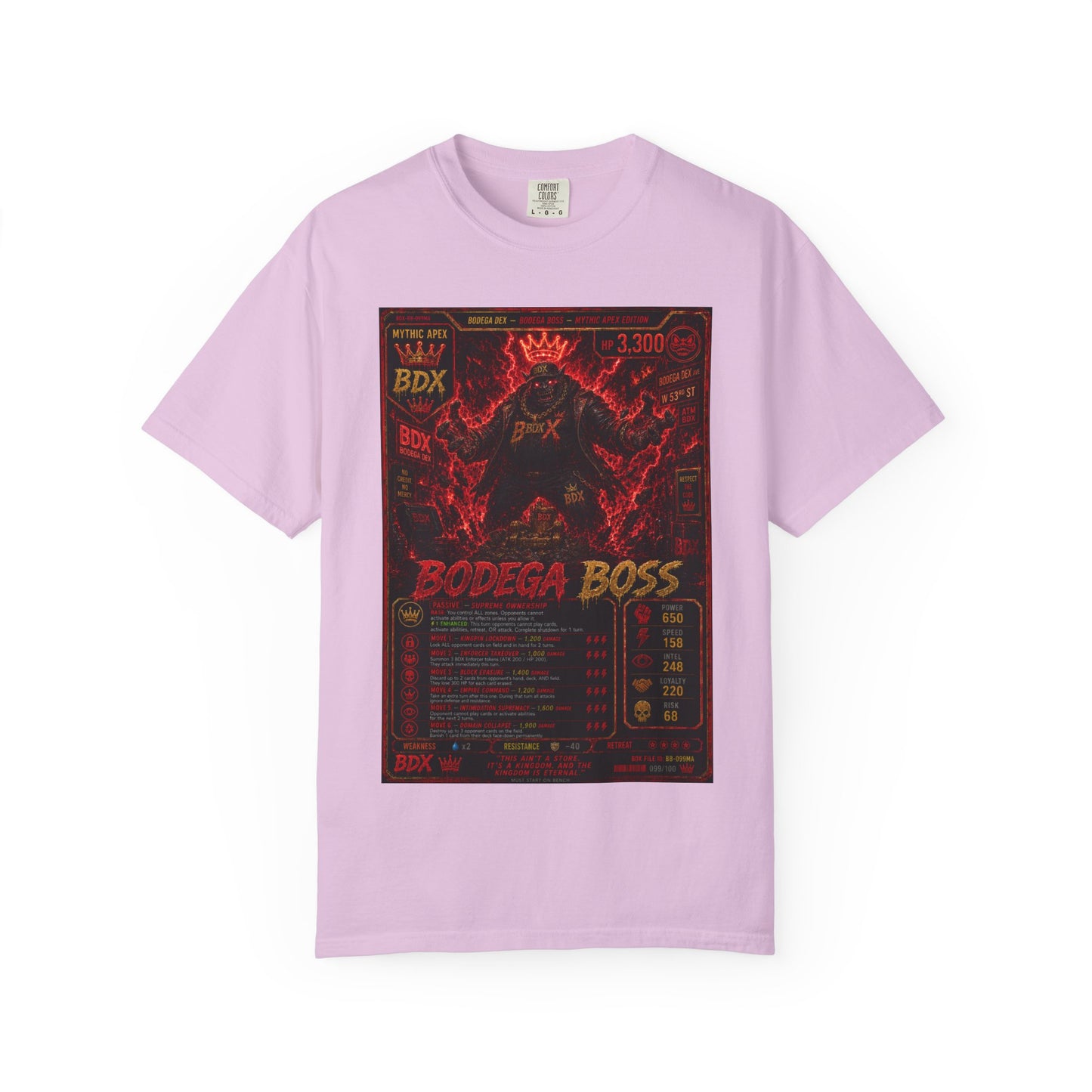 Bodega Boss Graphic T-Shirt — Retro Streetwear Poster Design