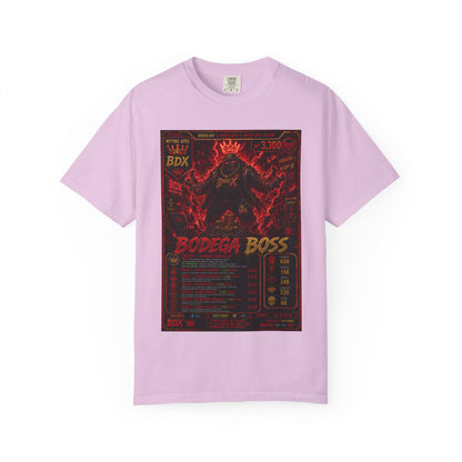 Bodega Boss Graphic T-Shirt — Retro Streetwear Poster Design