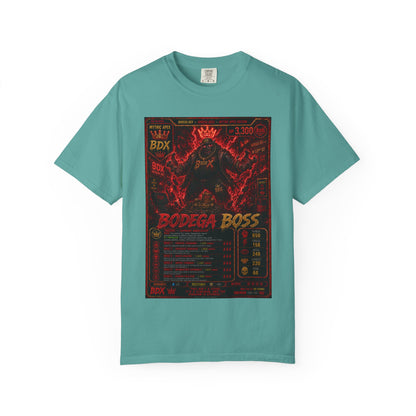 Bodega Boss Graphic T-Shirt — Retro Streetwear Poster Design