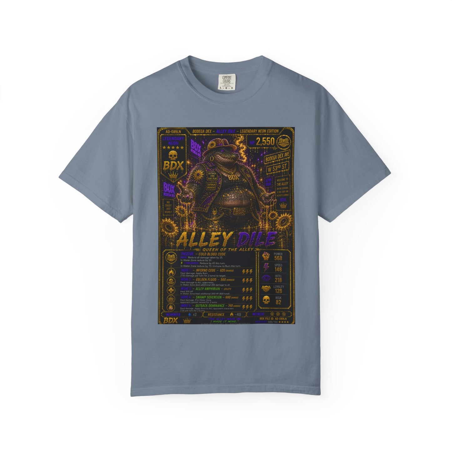 Alley Dile Legendary Neon Queen of the Alley — BDX Tee