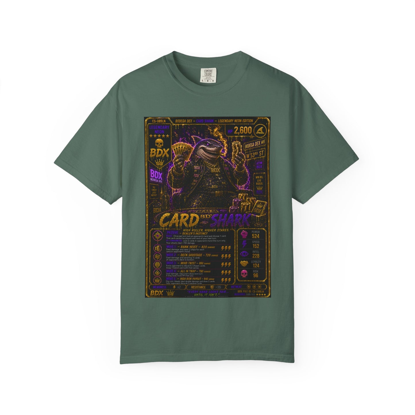 Card Shark Legendary Neon Edition — Legendary Neon Tier — BDX Tee