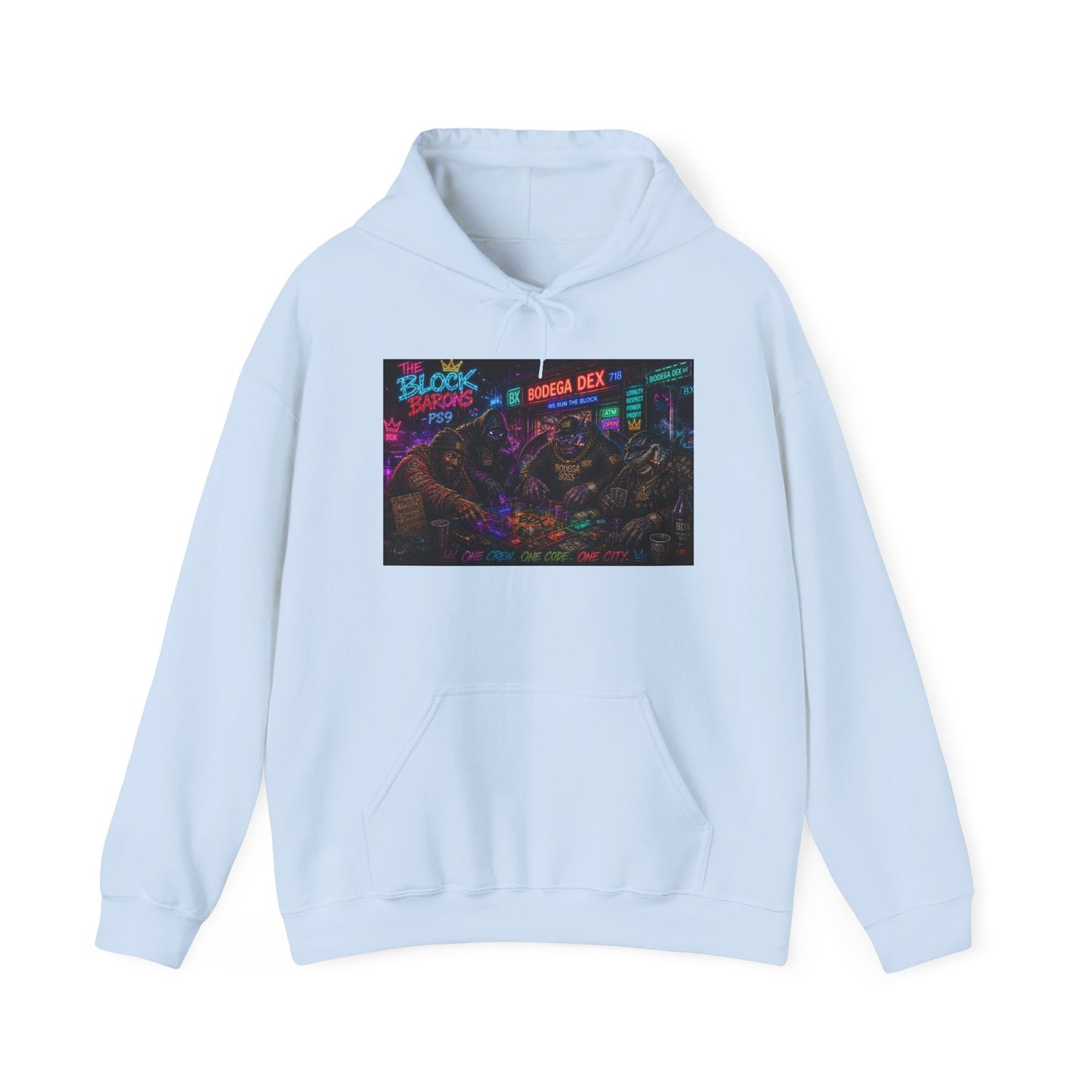 The Block Barons Neon Edition — One Crew One Code — BDX Hoodie