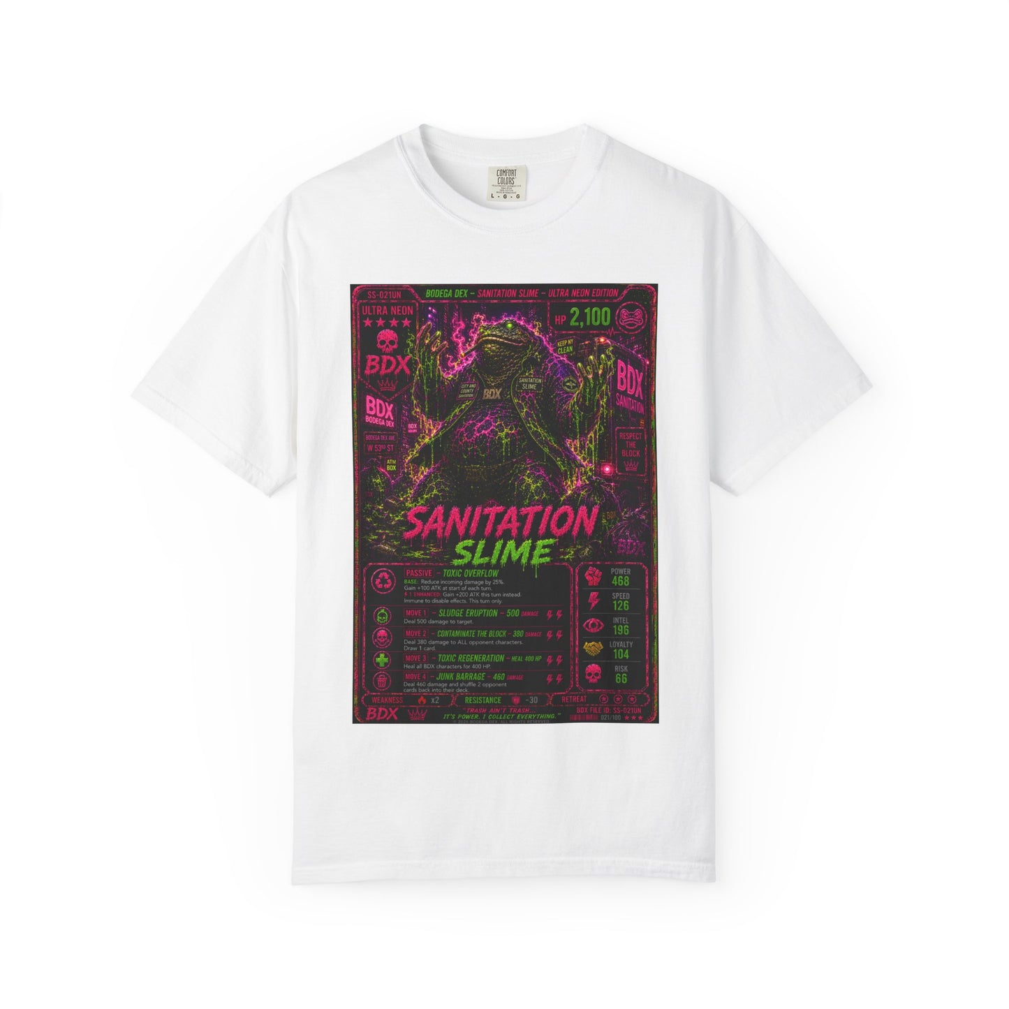 Sanitation Slime Street Clean Edition — Ultra Neon Tier — BDX Tee