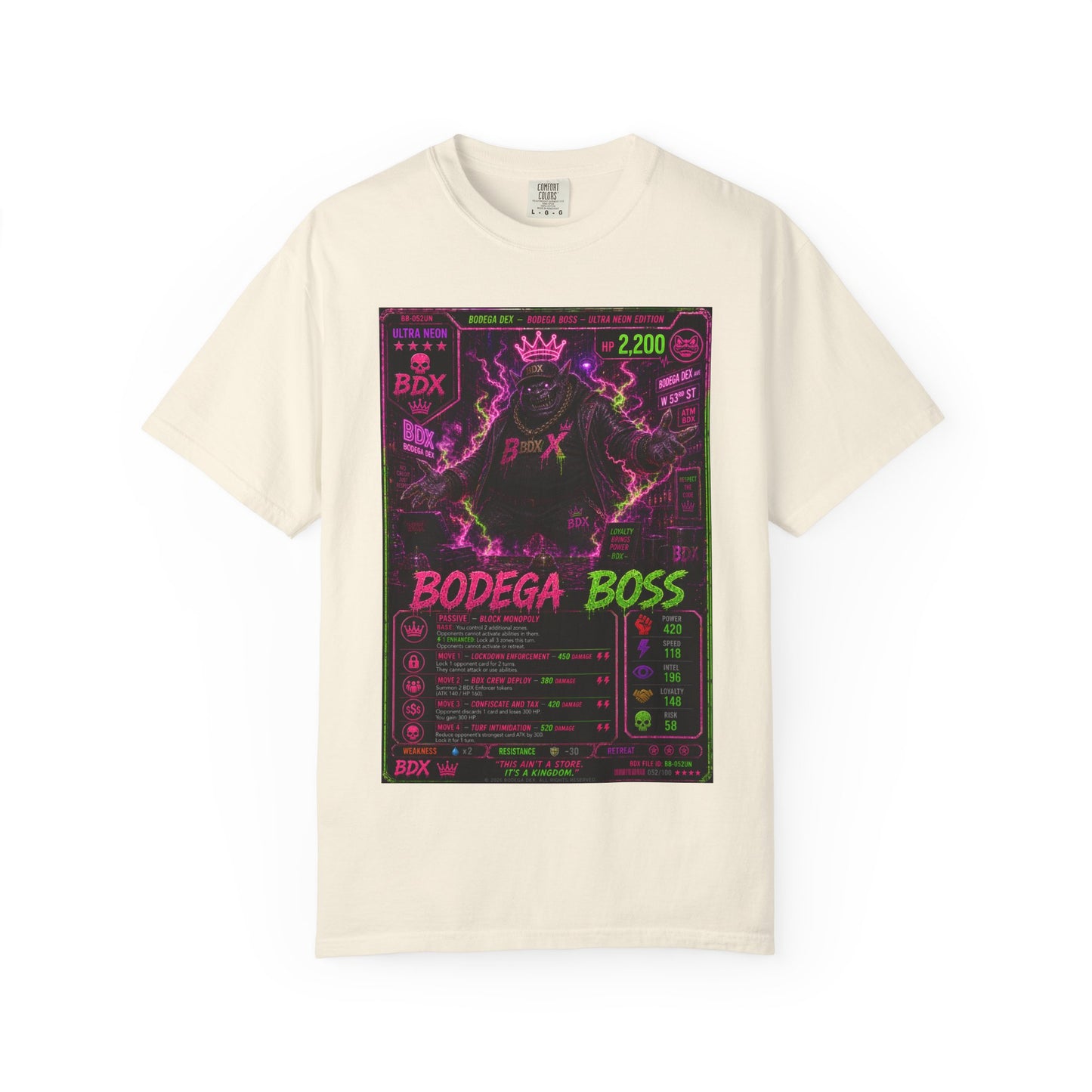 Bodega Boss Ultra Neon Edition — BDX Tee