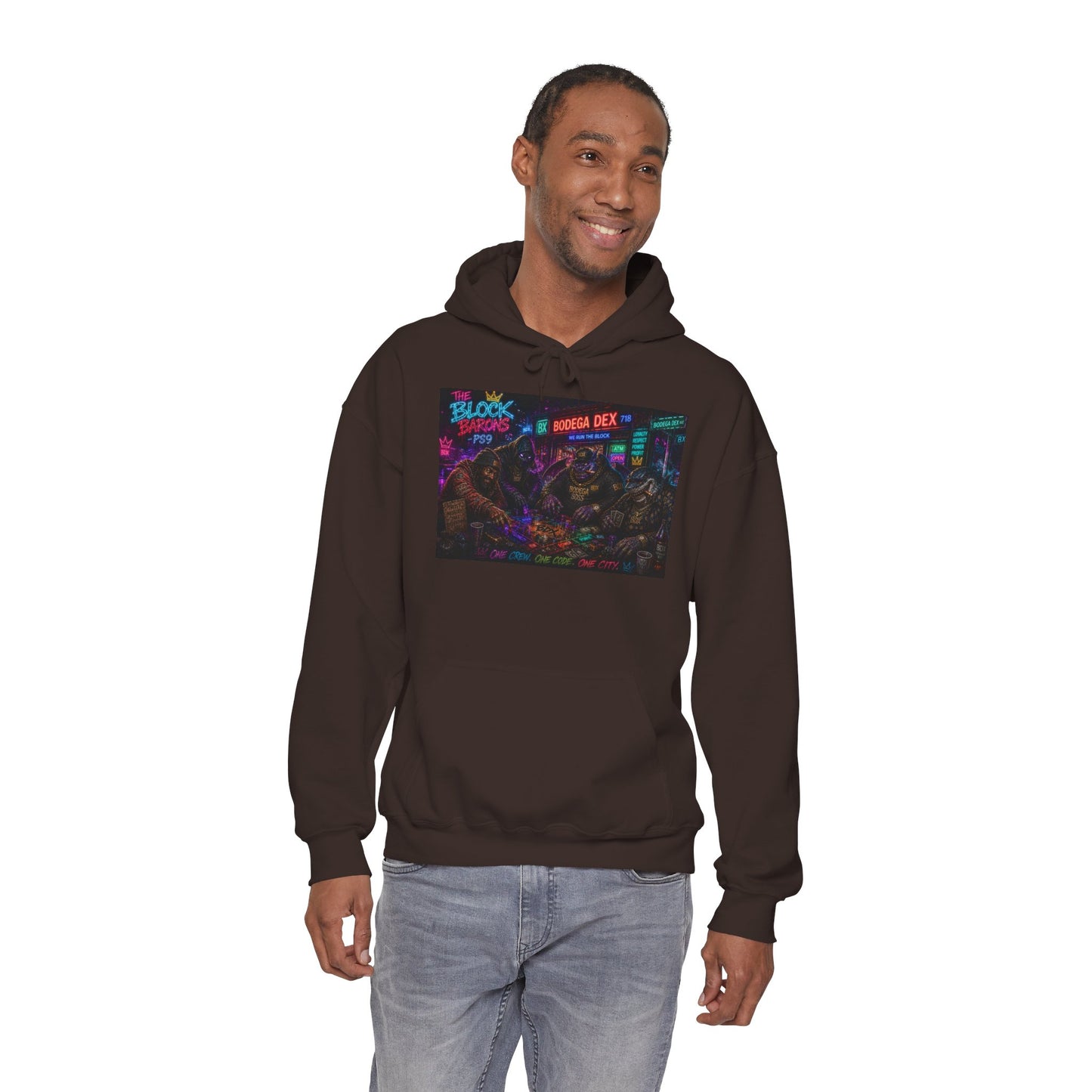 The Block Barons Neon Edition — One Crew One Code — BDX Hoodie