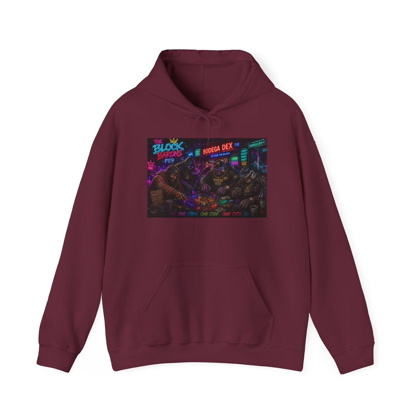 The Block Barons Neon Edition — One Crew One Code — BDX Hoodie