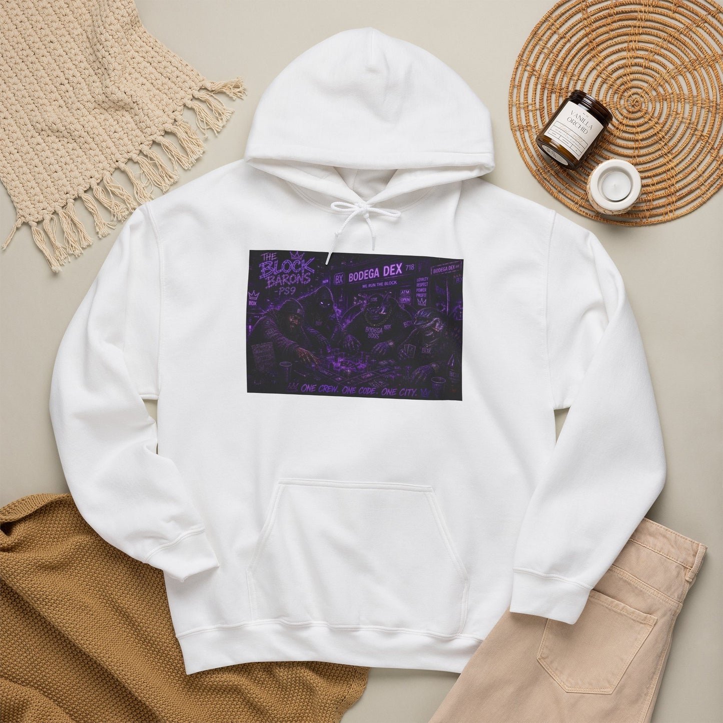 The Block Barons Shadow Edition — One Crew One Code One City — BDX Hoodie