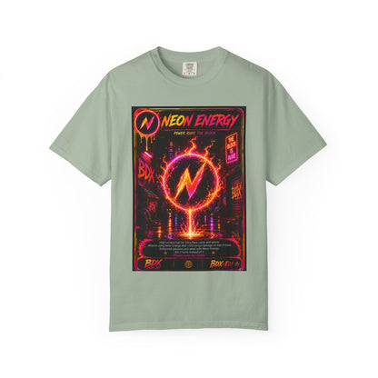 Neon Energy Power Runs The Block — BDX Energy Series — BDX Tee