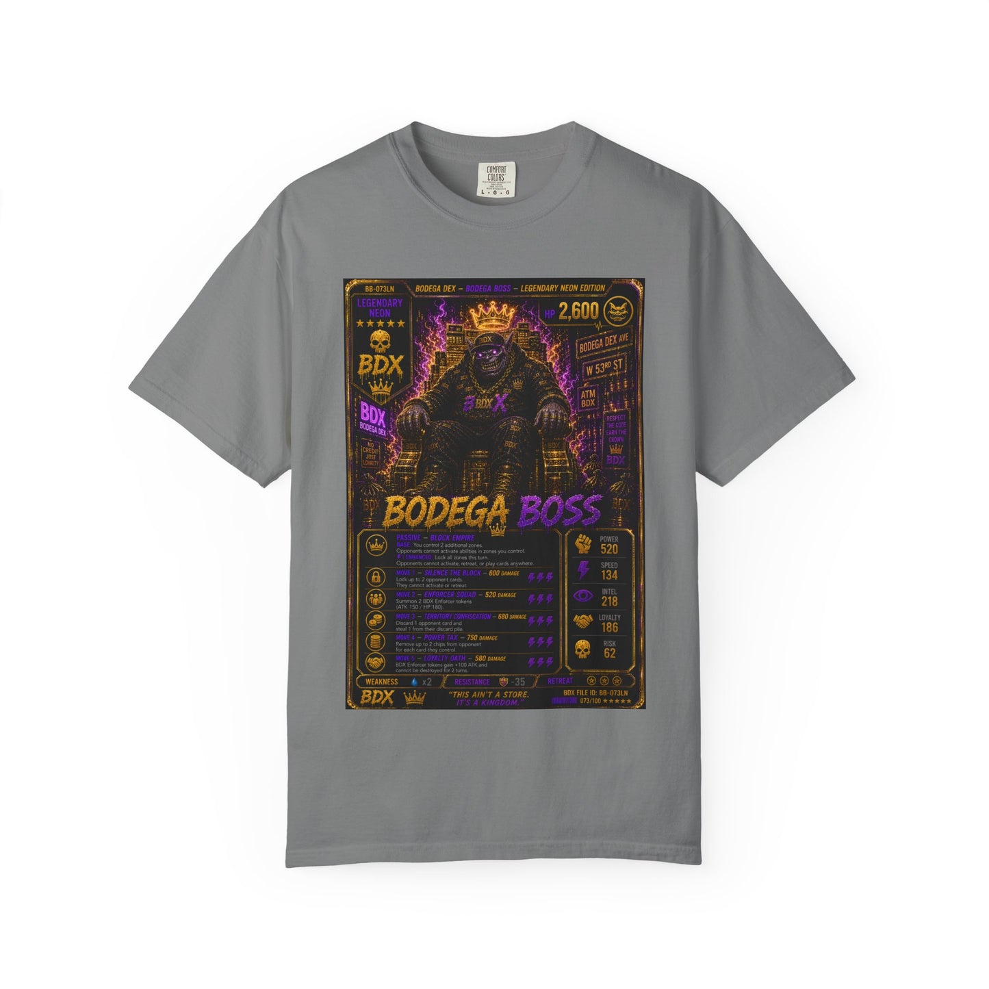 Bodega Boss Legendary Neon Edition — BDX Tee