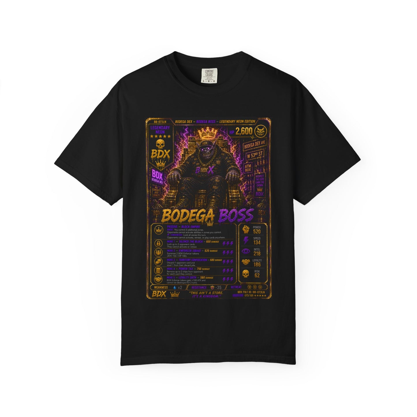 Bodega Boss Legendary Neon Edition — BDX Tee