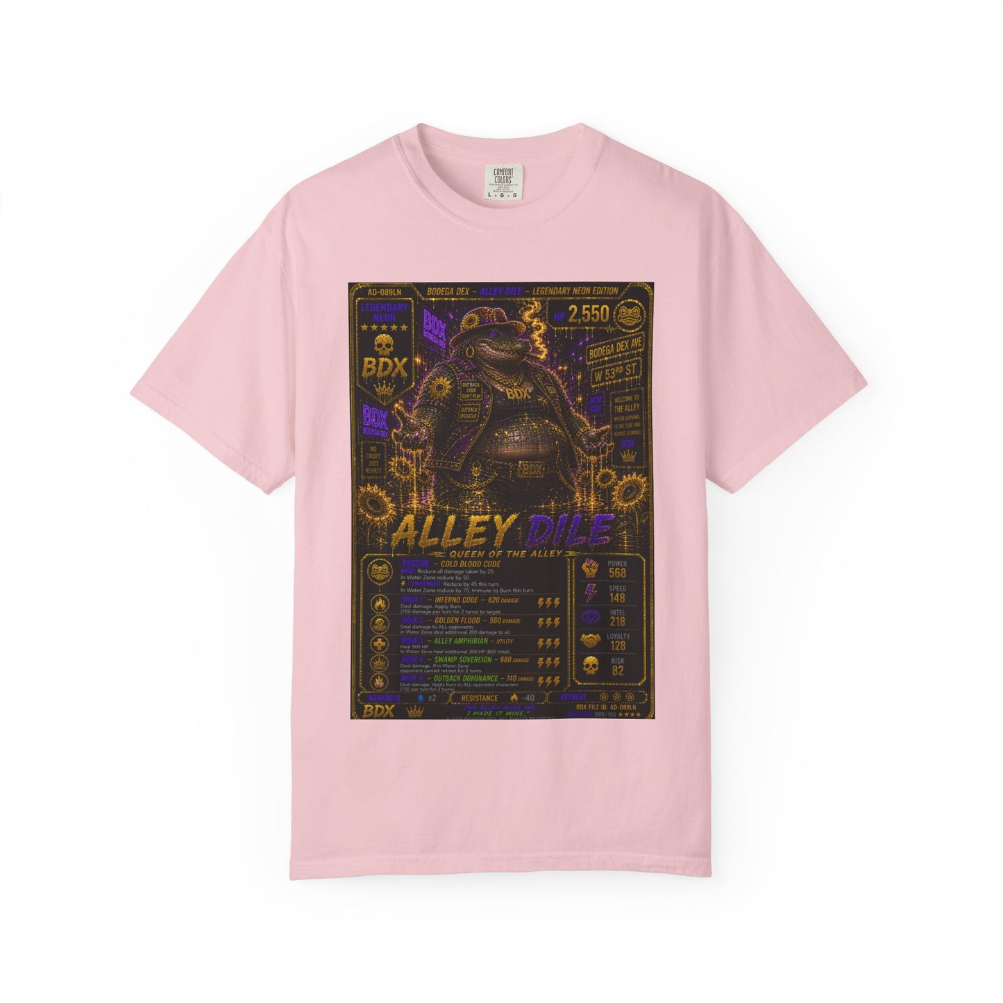 Alley Dile Legendary Neon Queen of the Alley — BDX Tee