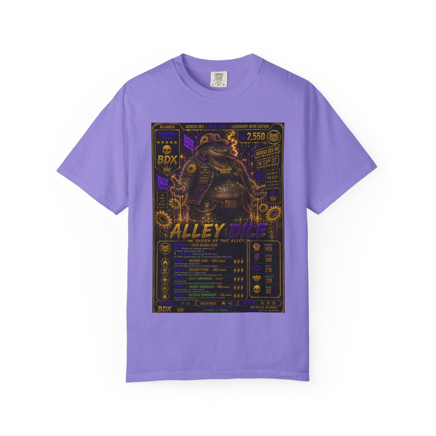 Alley Dile Legendary Neon Queen of the Alley — BDX Tee
