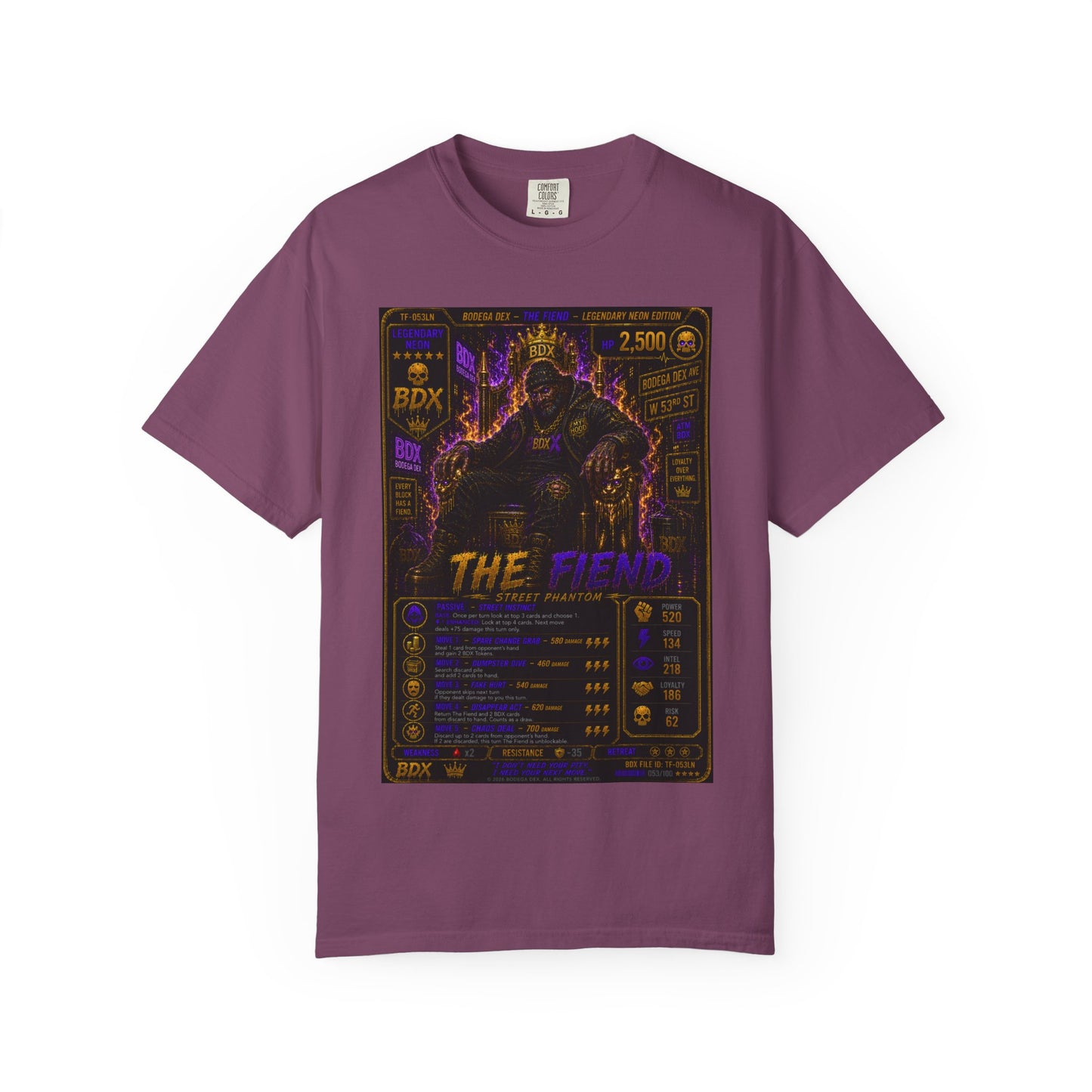 The Fiend Legendary Neon Street Phantom — BDX Tee