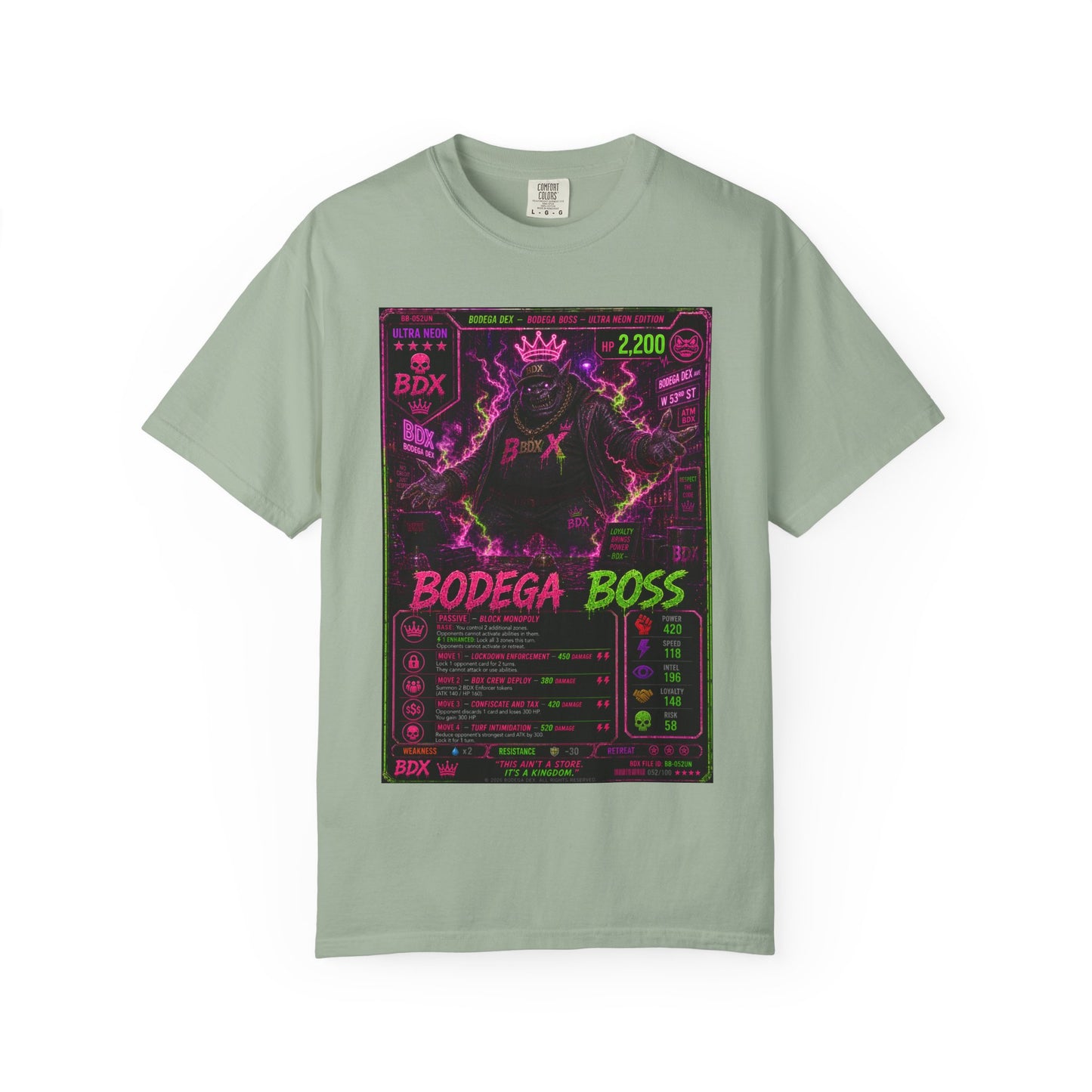 Bodega Boss Ultra Neon Edition — BDX Tee