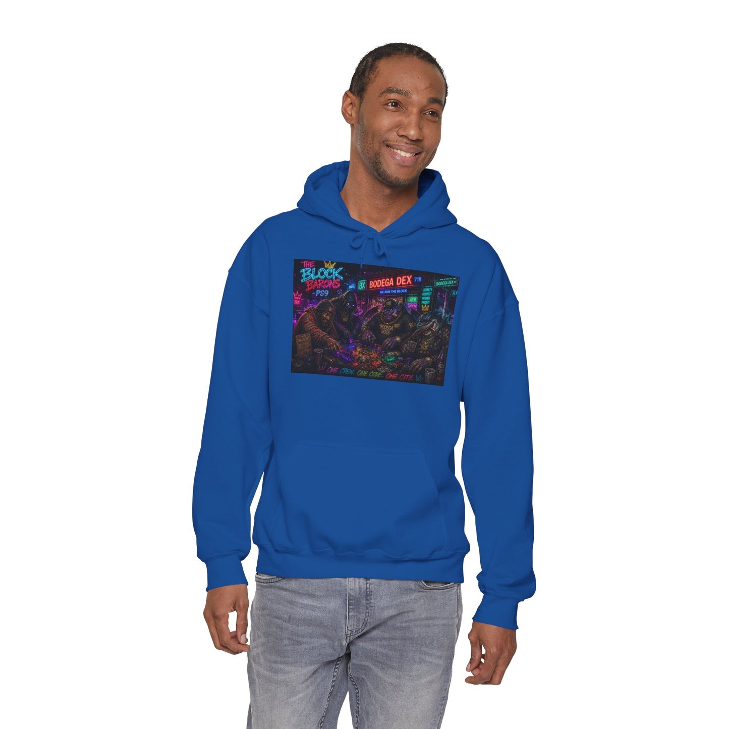 The Block Barons Neon Edition — One Crew One Code — BDX Hoodie