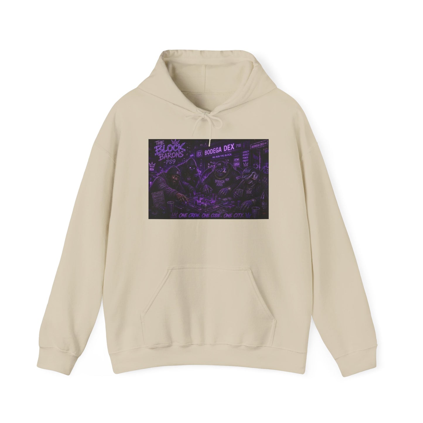 The Block Barons Shadow Edition — One Crew One Code One City — BDX Hoodie