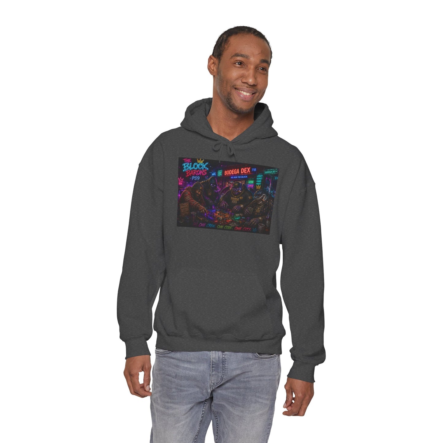 The Block Barons Neon Edition — One Crew One Code — BDX Hoodie