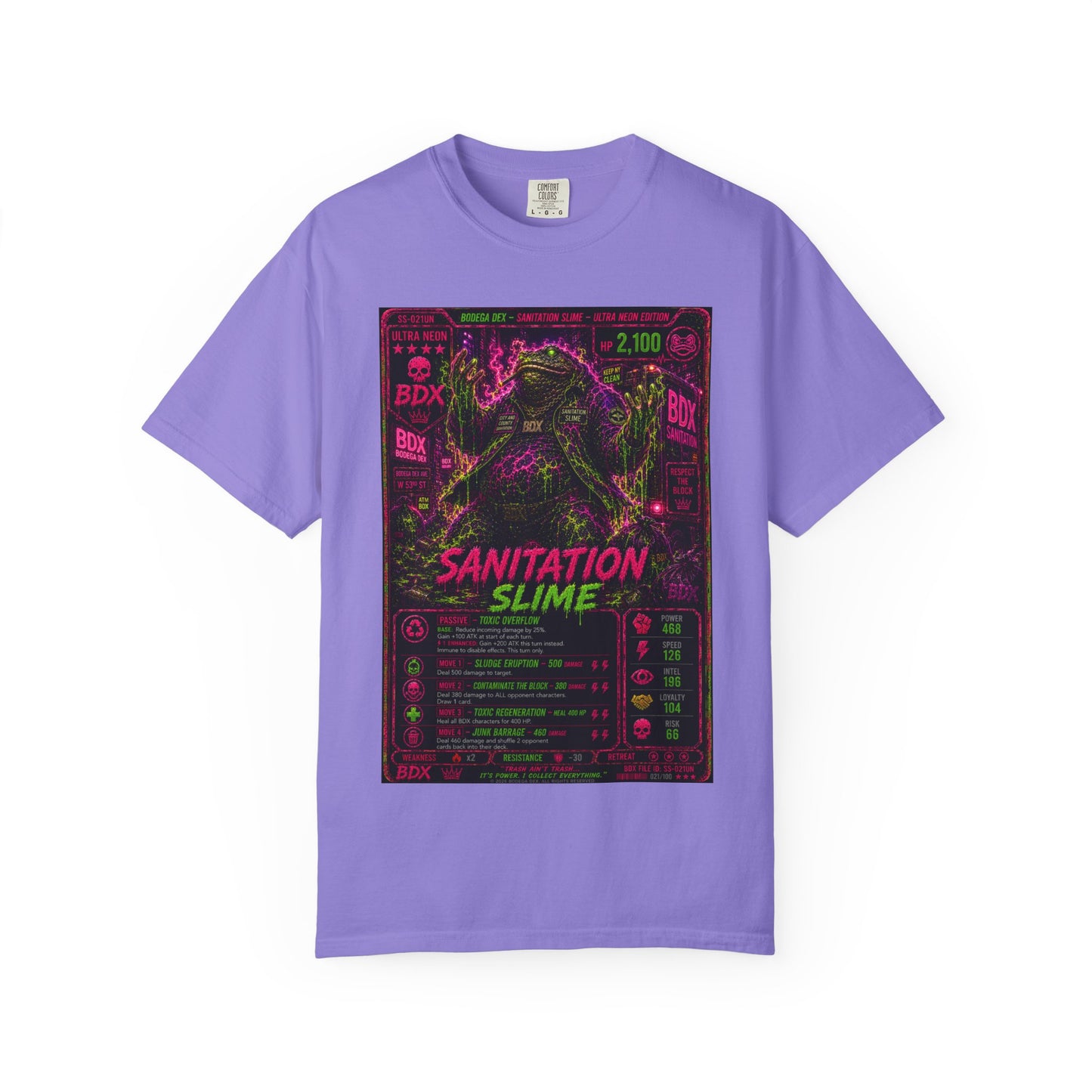 Sanitation Slime Street Clean Edition — Ultra Neon Tier — BDX Tee