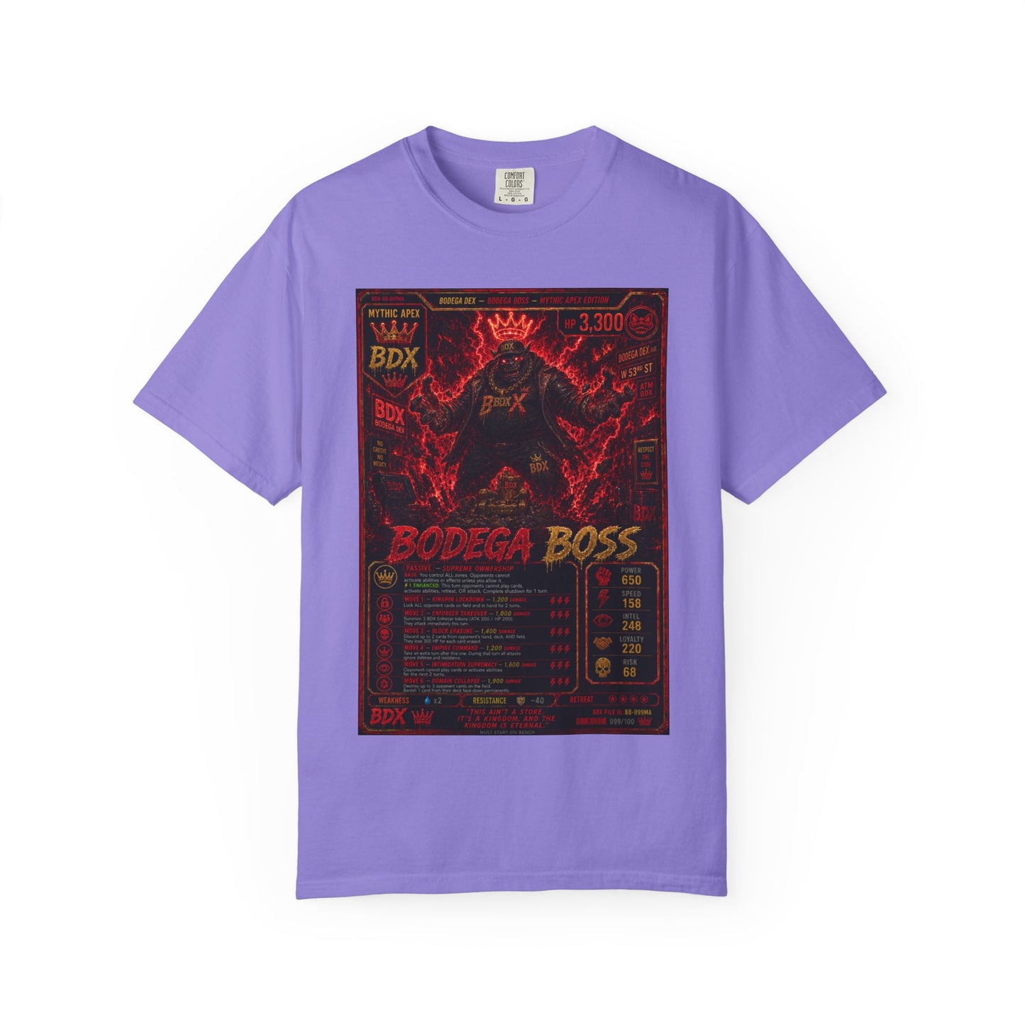 Bodega Boss Graphic T-Shirt — Retro Streetwear Poster Design
